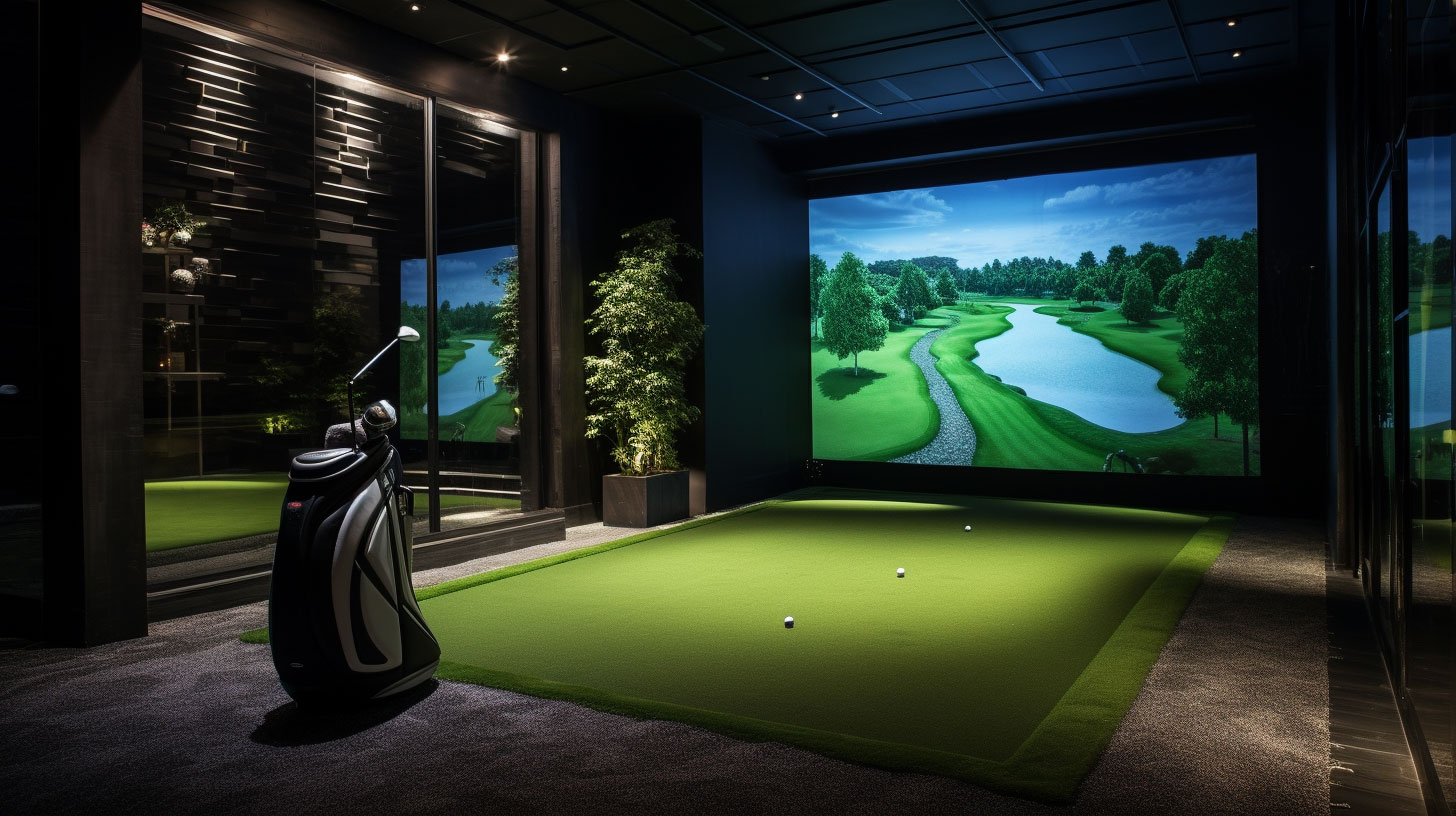 golf simulator in dubai for homes