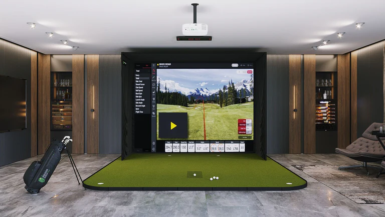 golf simulator setup in dubai